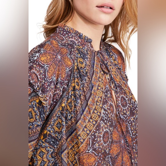 Free People Little Runaway Blouse - Picture 3 of 15